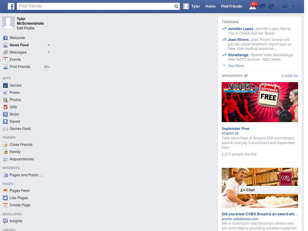 facebook wide