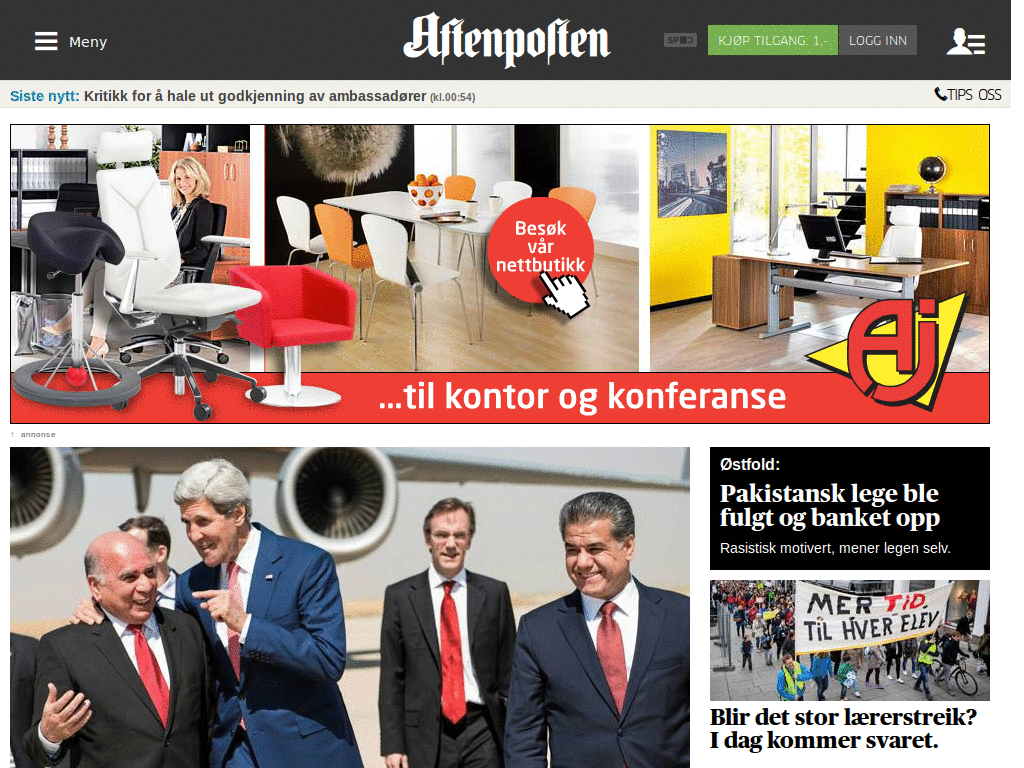 aftenposten.no, fix for disabled javascript