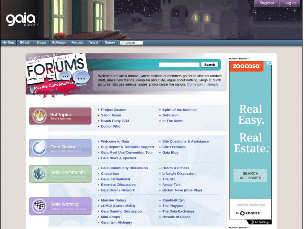 Gaia Online Widescreen Post Fix