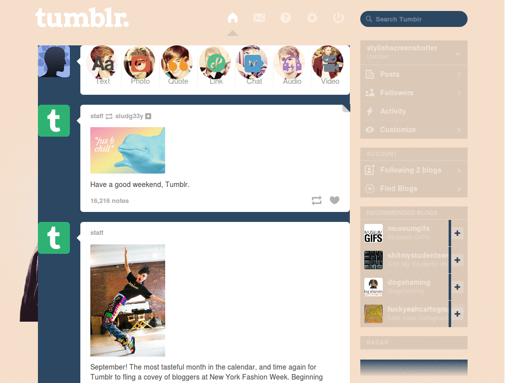 Justin Bieber dashboard