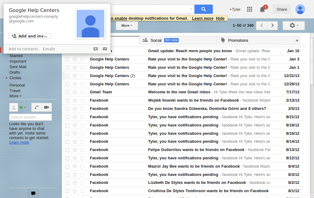 Gmail coldshower background