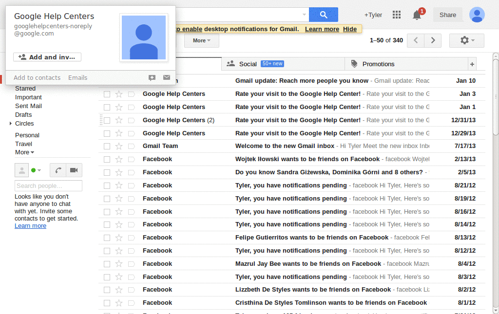 Gmail: Hide gadget buttons