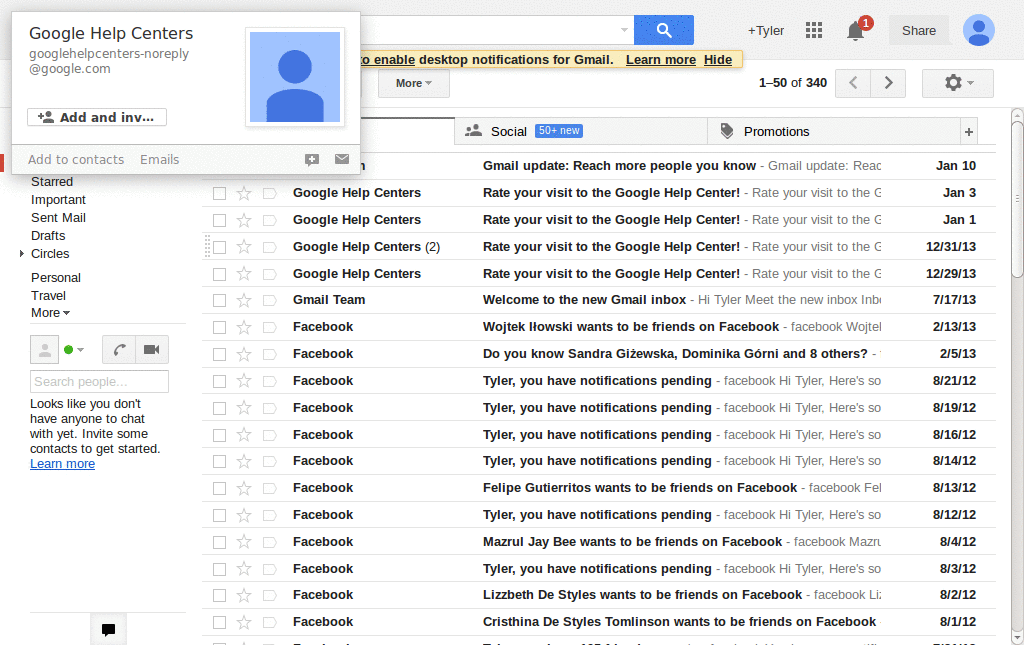 Gmail - Remove Ad Bar (Restyle!)