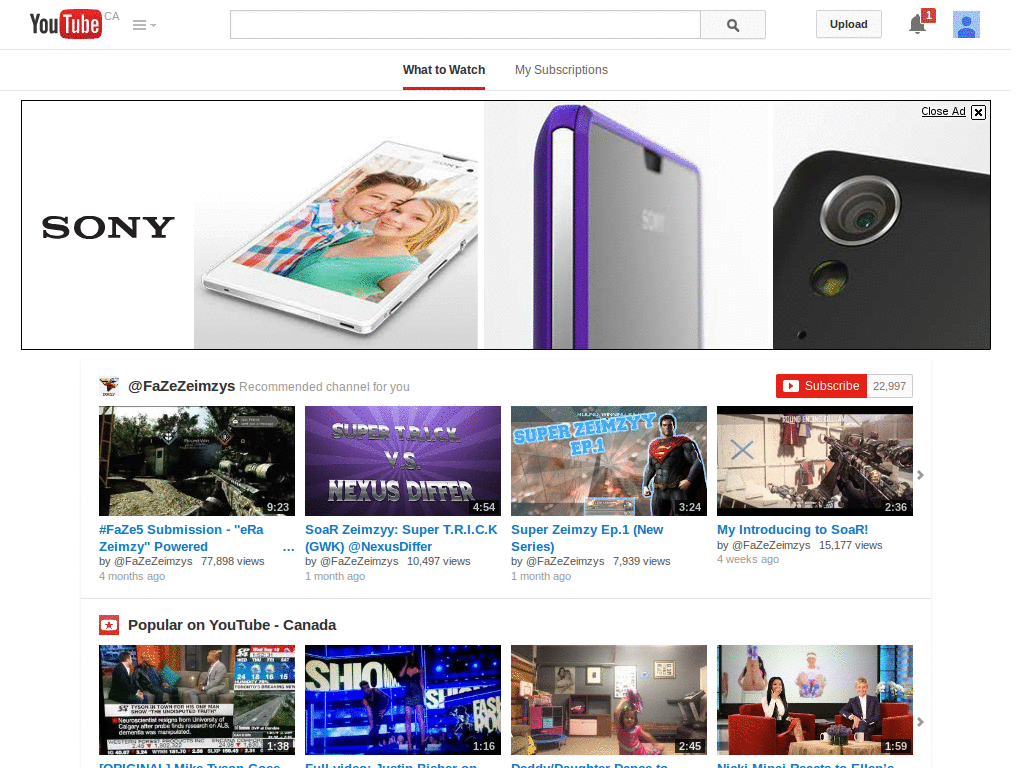 White YouTube - October 2011