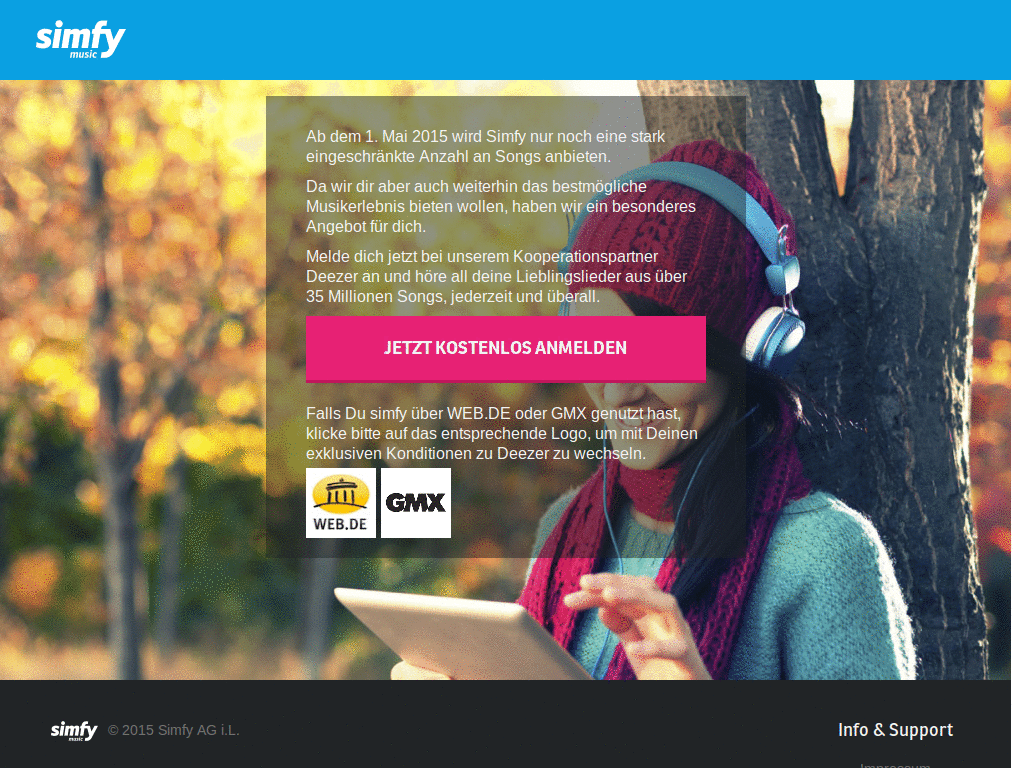 Simfy beta