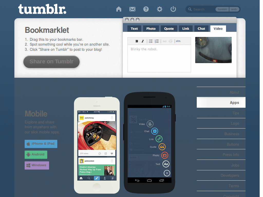 Darren Criss tumblr dashboard theme