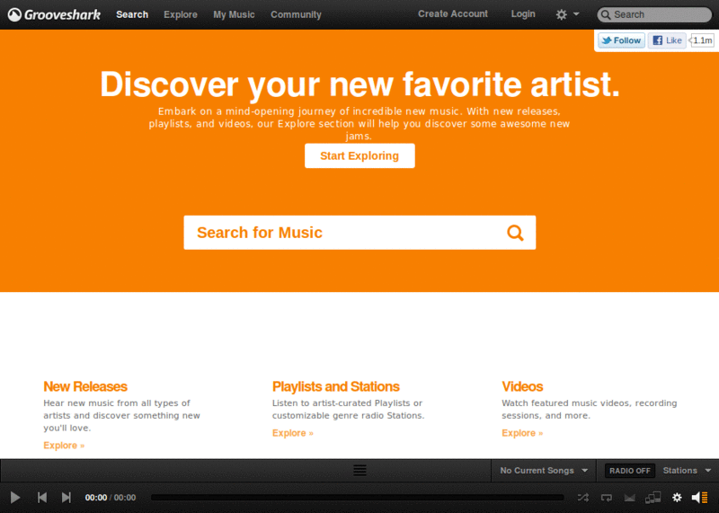 Grooveshark style v. 2.0