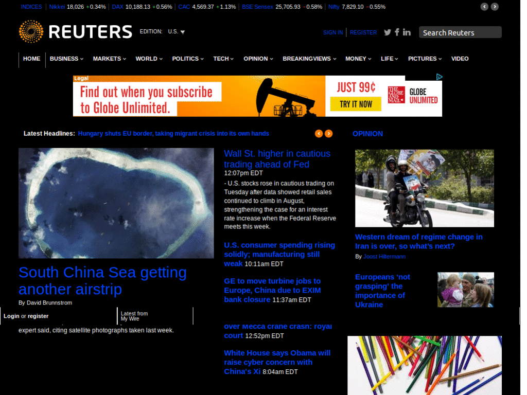 reuters dark