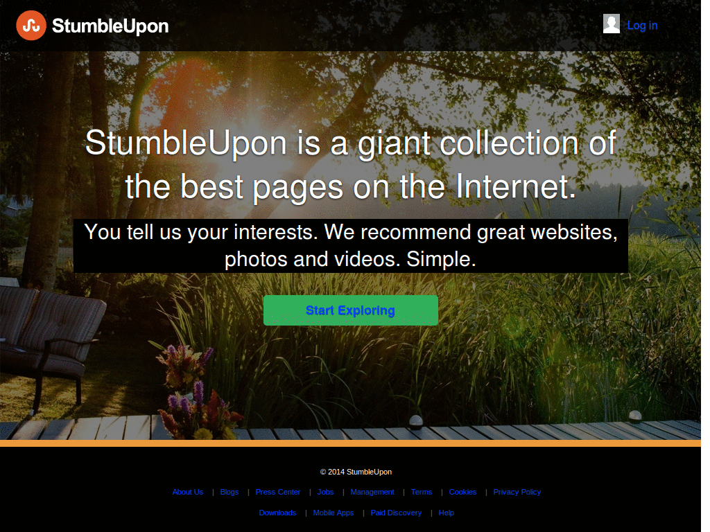 stumbleupon dark