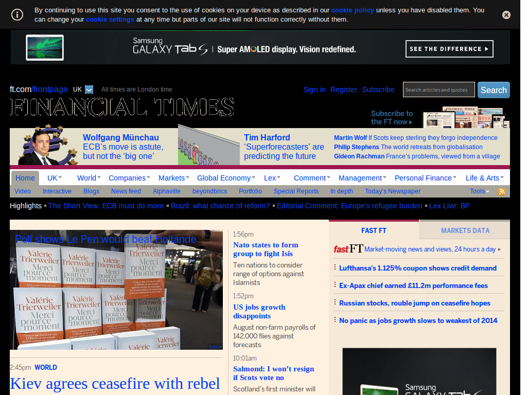 financial times dark