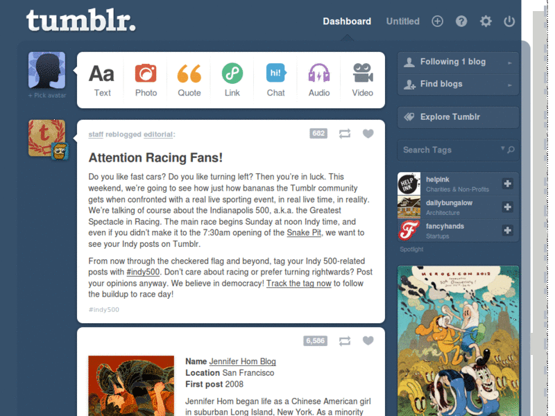 Pink Glitter- Tumblr Dash Theme