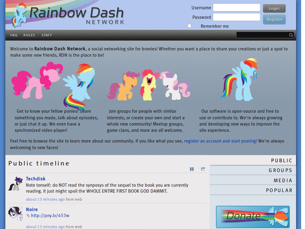 Rainbowdash.net Link Color