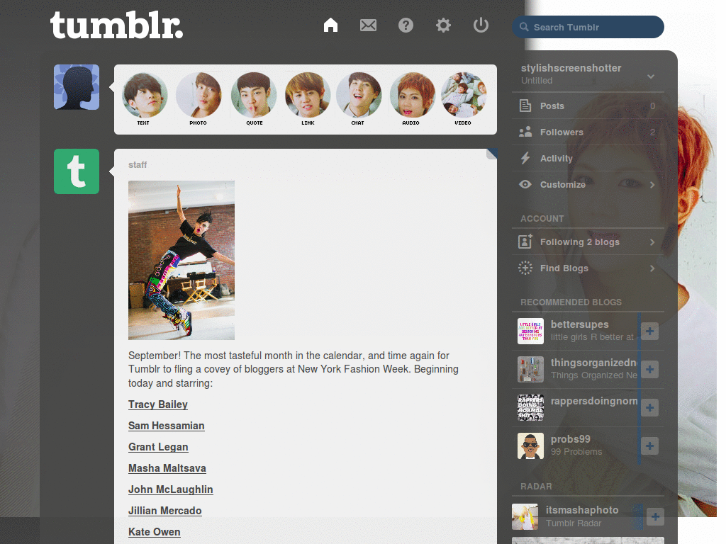 BEAST/B2ST JUNSEUNG DASHBOARD THEME [1440x815]