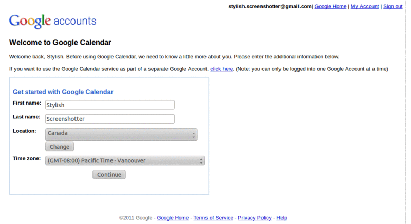XArchive - Google Calendar Blue