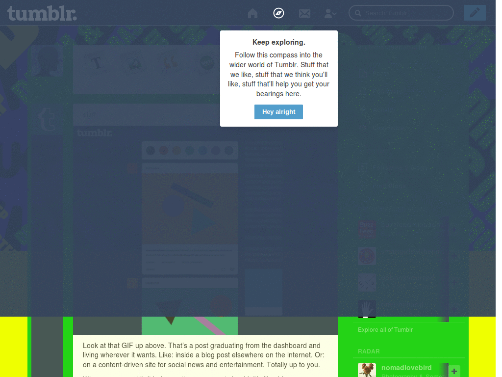 UKF theme for tumblr