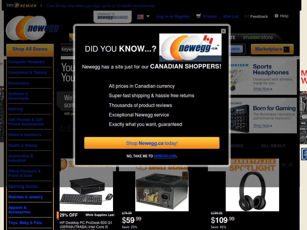 newegg dark