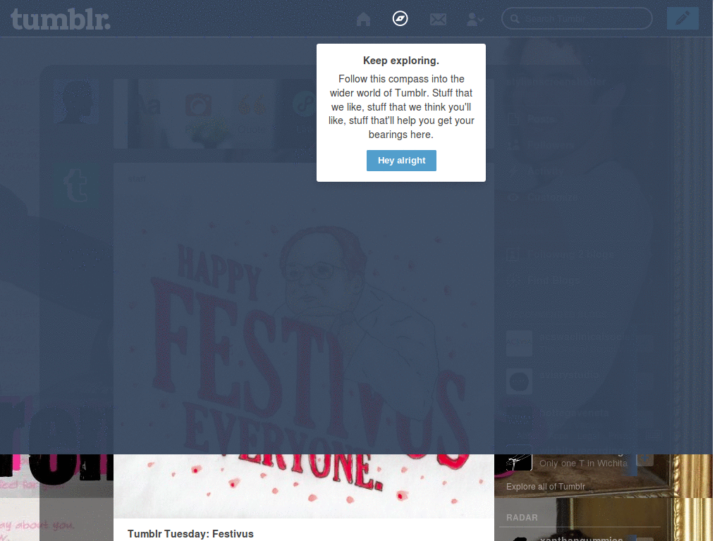 Darren Criss theme dash