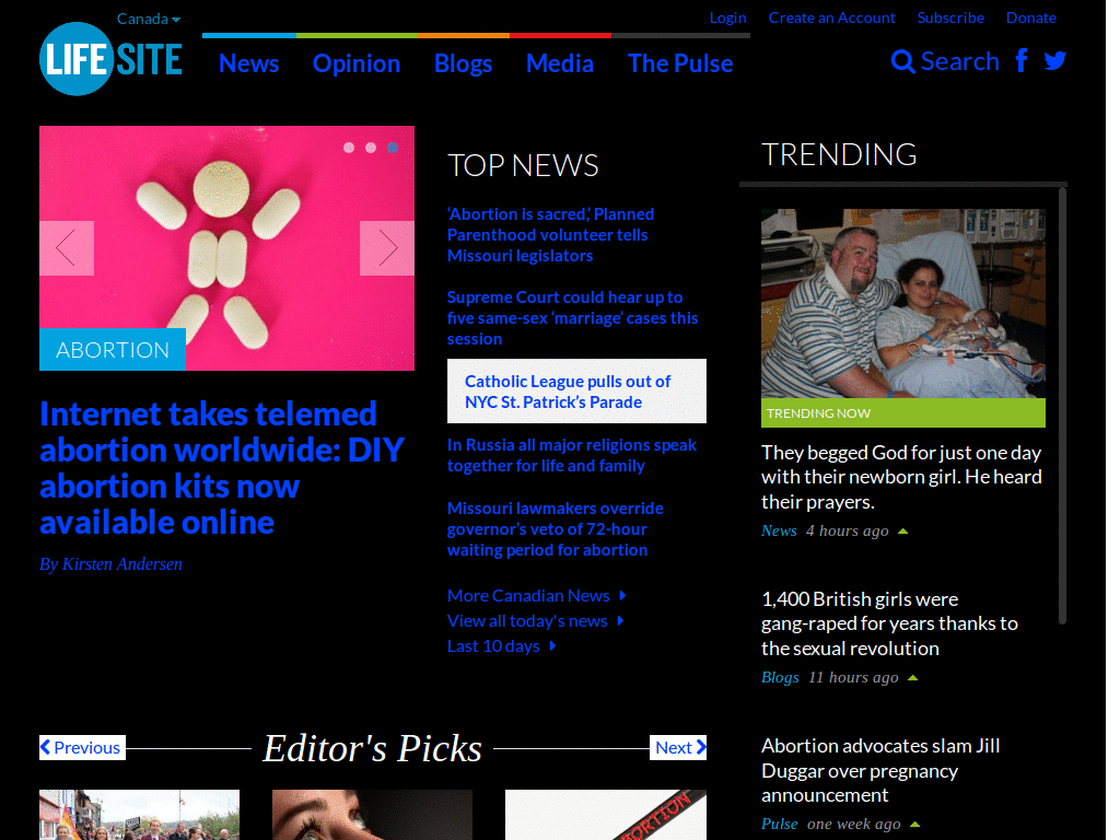 lifesitenews dark