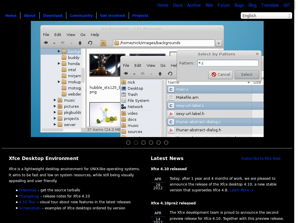 xfce dark