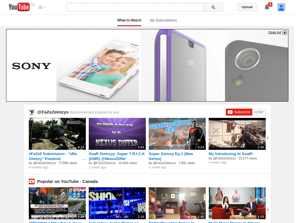 Youtube New Homepage Fix