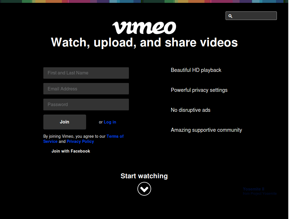 vimeo dark