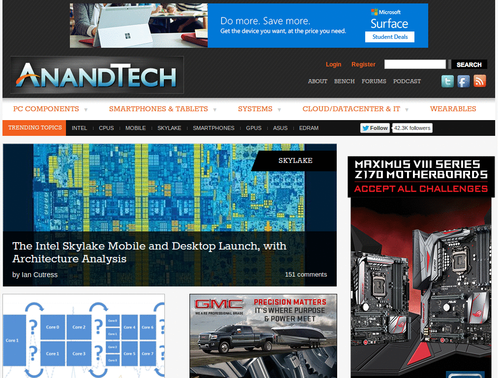 Anandtech.com - widescreen