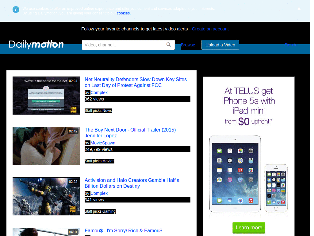 dailymotion dark
