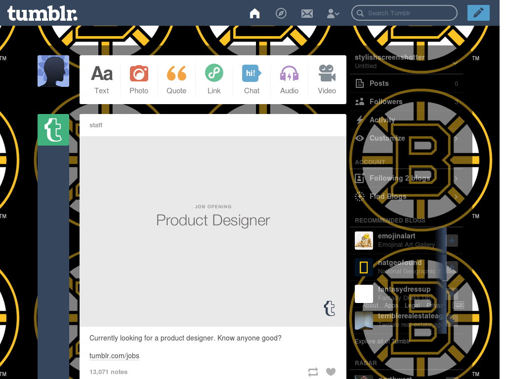 Boston Bruins (yellow transparency)