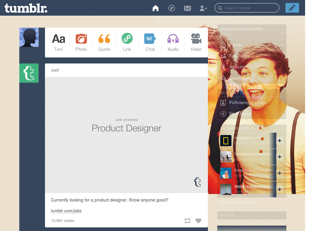 Larry Dashboard x