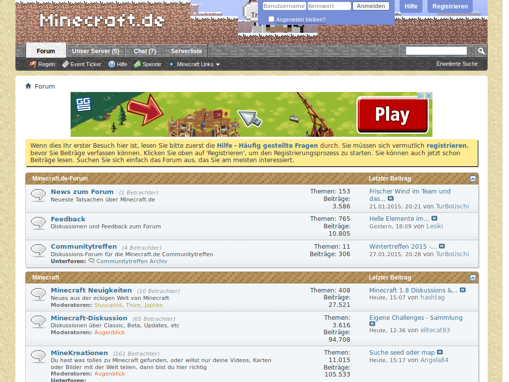 Minecraft.de Winter