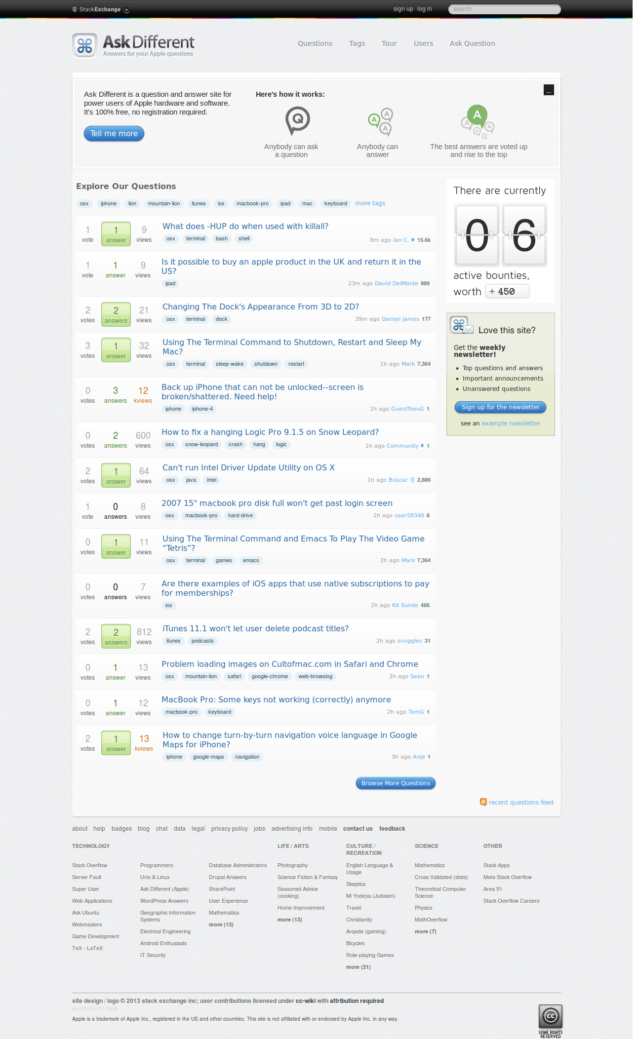 Ask Different - Lion Scrollbars