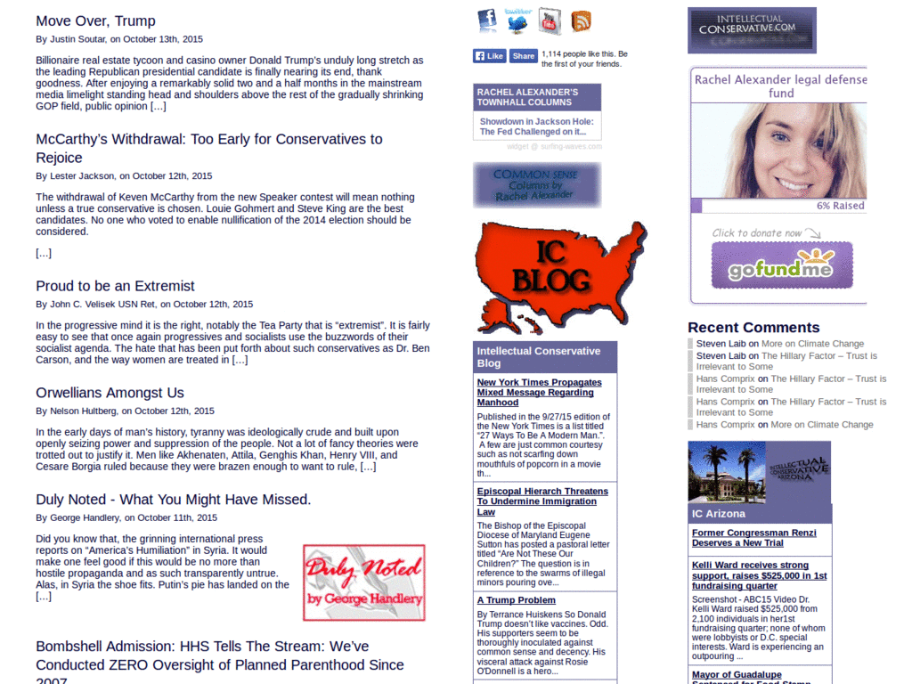 Website: Cleaner - Intellectual Conservative