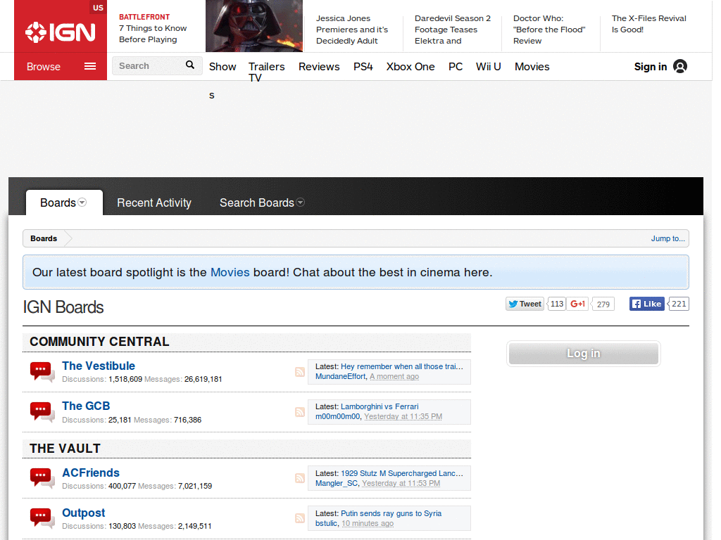 IGN Boards (XenForo) - Hide "likes" in threads