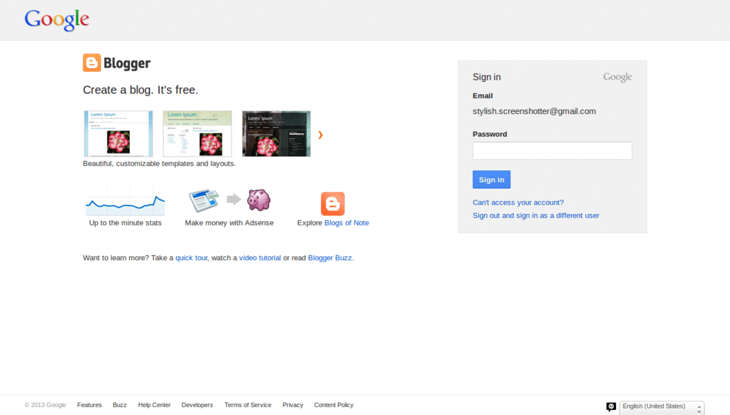 blogspot dark