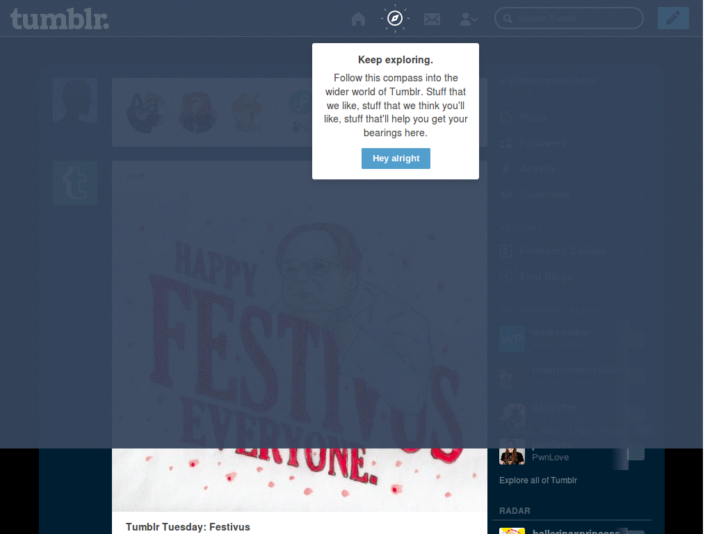Vampire Diaries theme dashboard