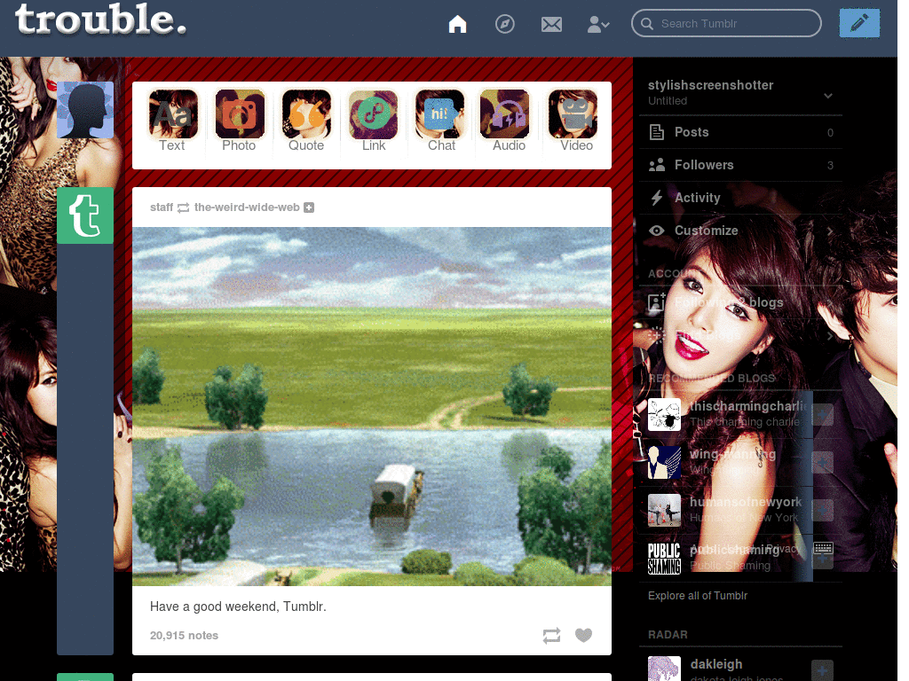 Trouble Maker Dash Theme