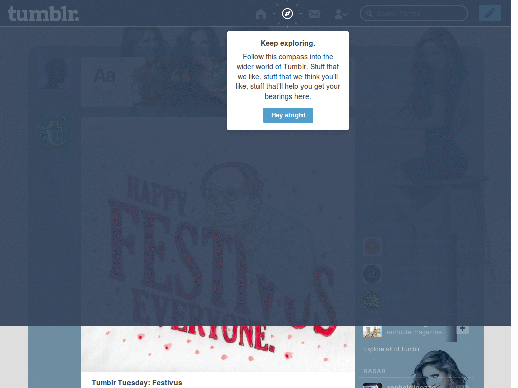 Anahí theme dashboard