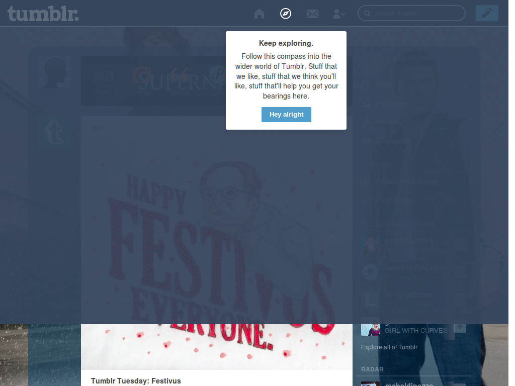 Supernatural theme dashboard