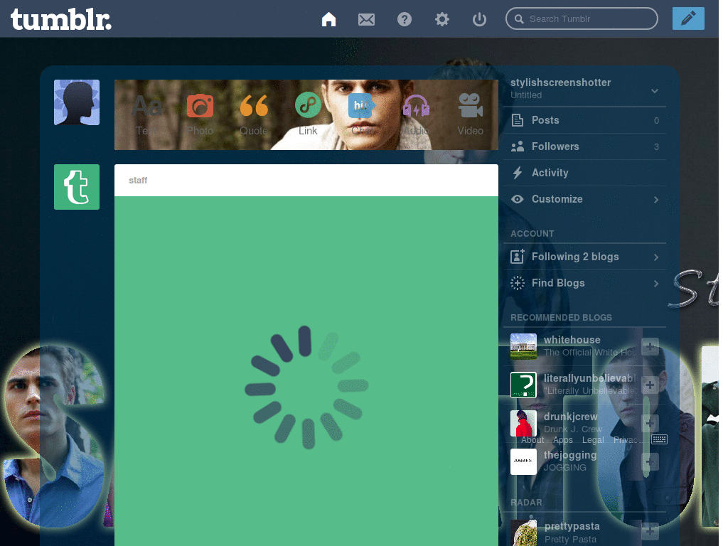 Stefan theme dashboard