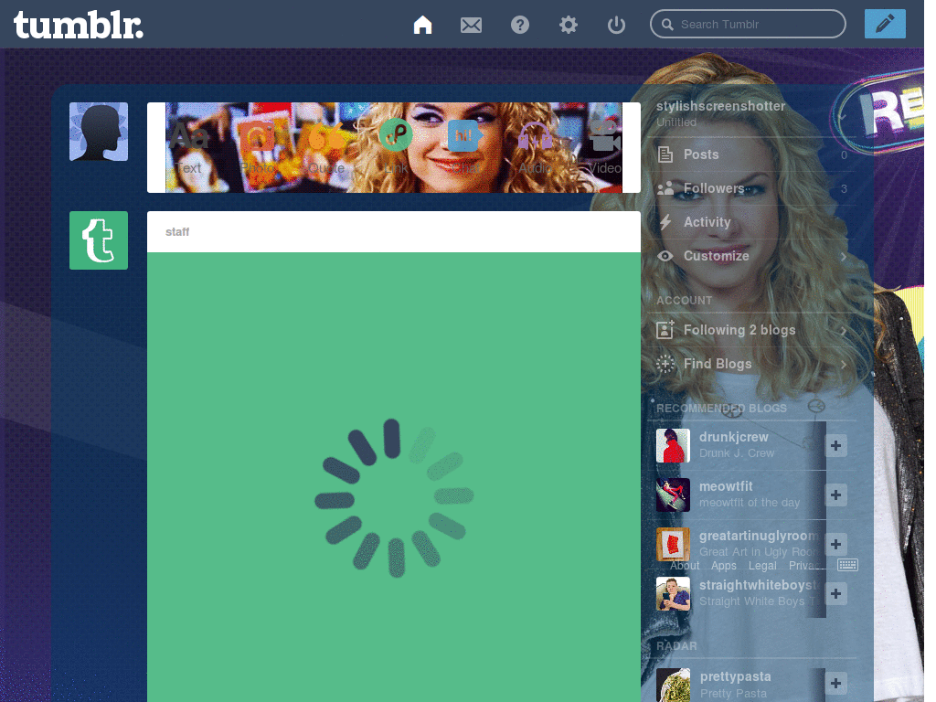 Roberta Messi theme dashboard