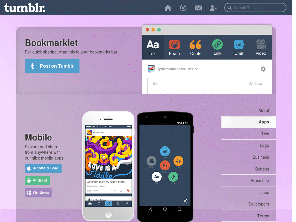 Tumblr Dashboard - Purple Liam Payne Theme