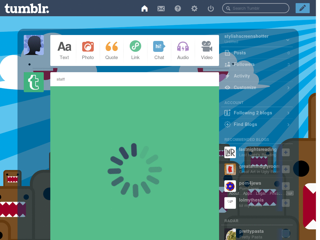 Domo-kun dashboard