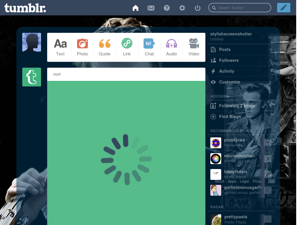 Tom Felton dashboard