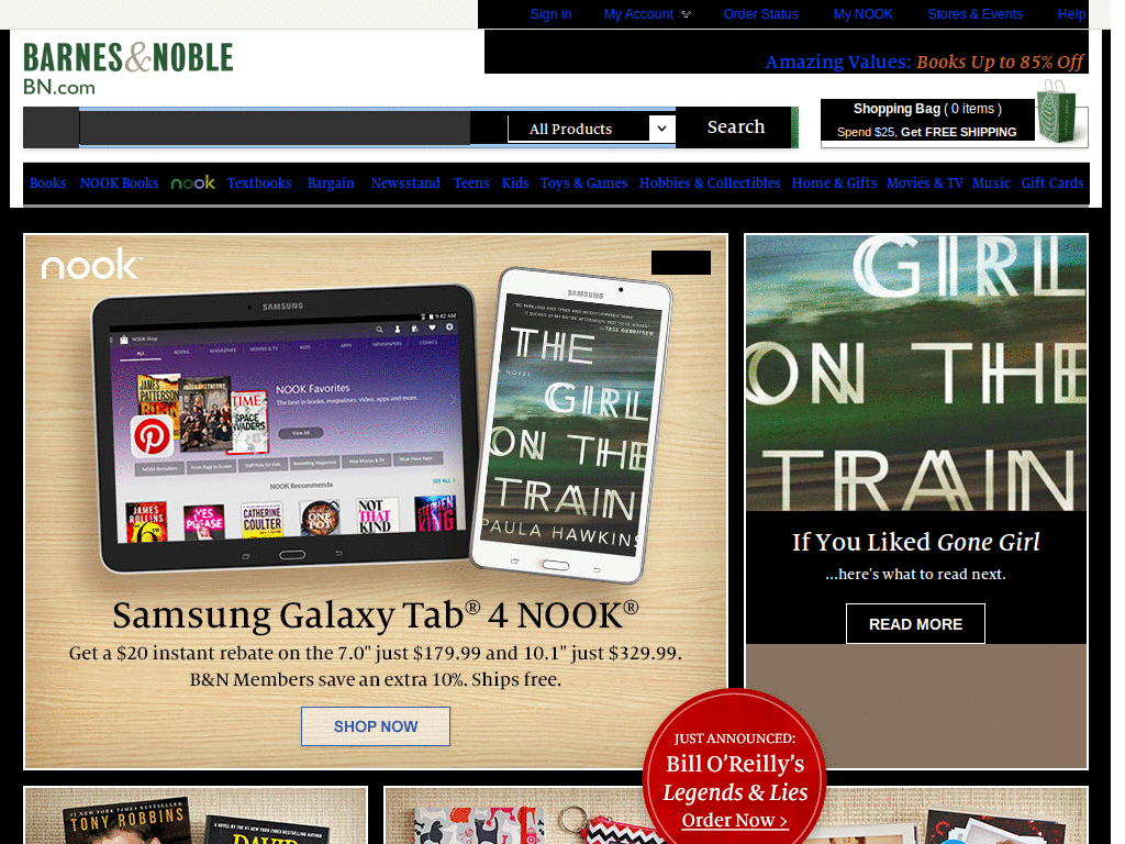 barnesandnoble dark