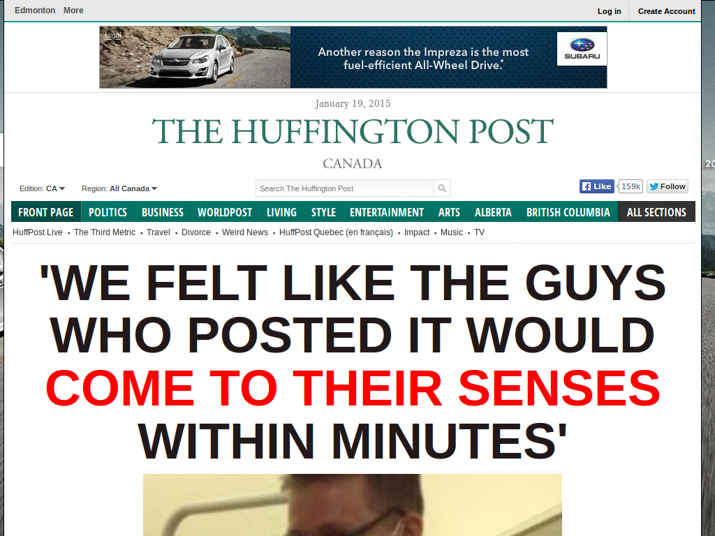 Decrapify HuffPost