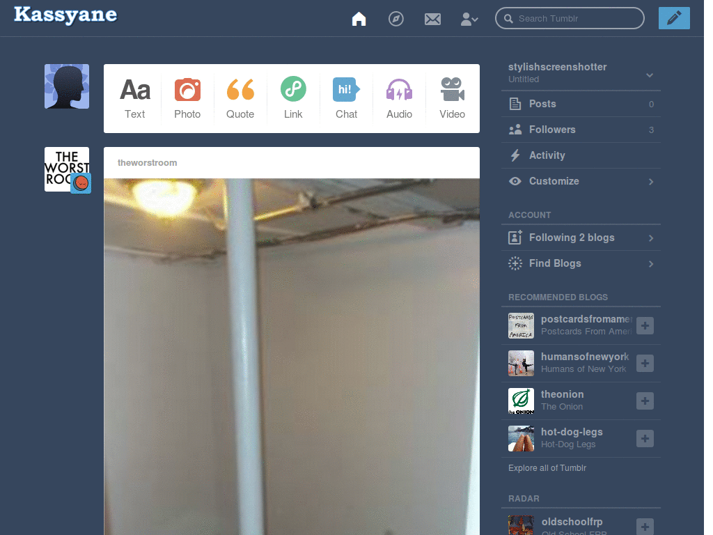 Logo Tumblr - Kassyane