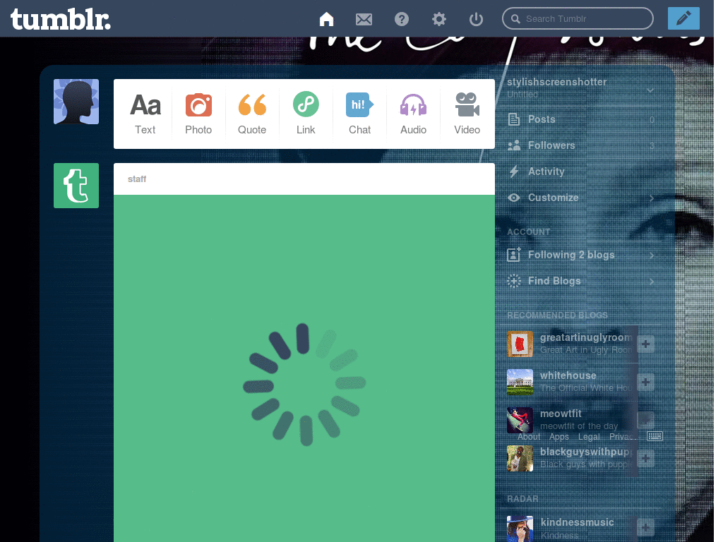 Madonna dashboard theme