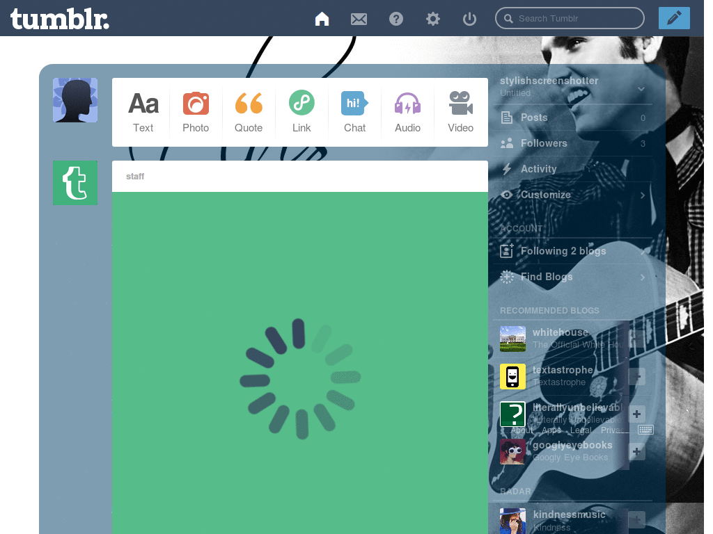 Elvis dashboard theme