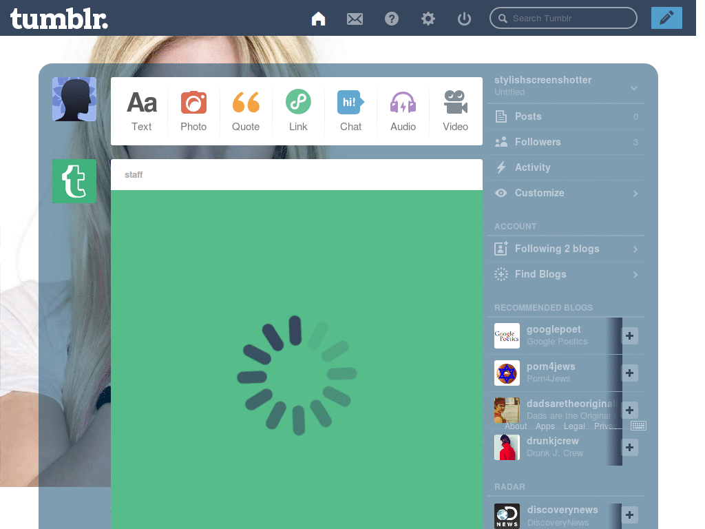 Avril lavigne dashboard theme