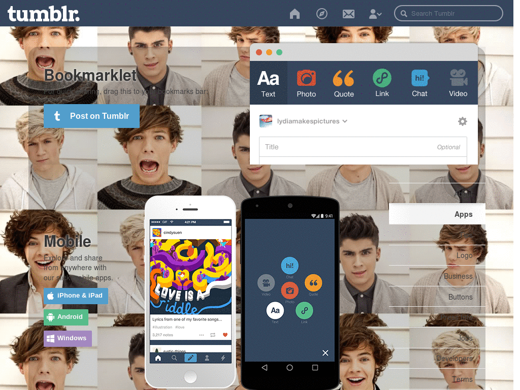 One Direction Dashboard Background